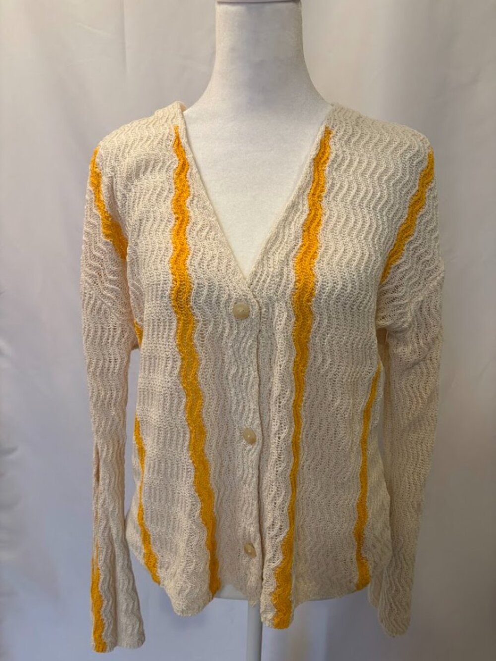 H&M Matching crochet set (Cotton) Cream/Yellow Color - Size Large - Picture 2 of 15